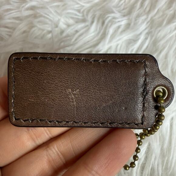2" COACH  Fob Bag Charm Hang tag Hangtag - Picture 2 of 2